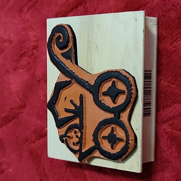 Baby Carriage Wooden Rubbe… - Picture 2 of 3